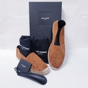 Saint Laurent Men's Brown Espadrilles